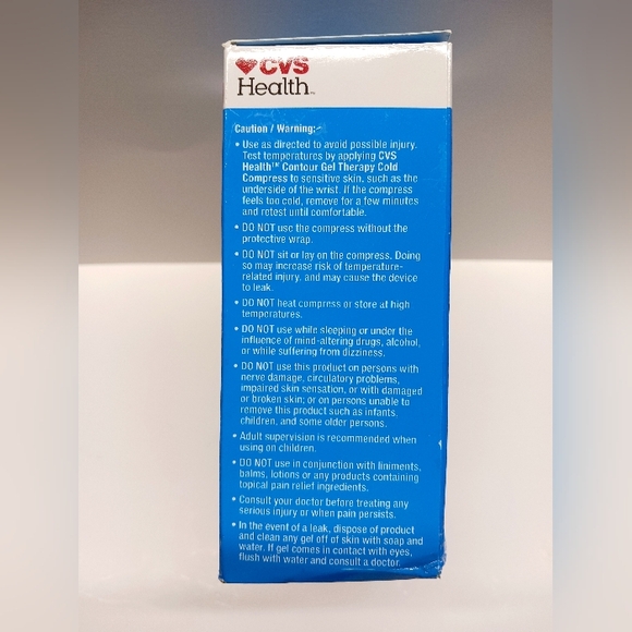 CVS Health Contour Gel Therapy Cold Compress Pain Relief Small NIB - Picture 3 of 4